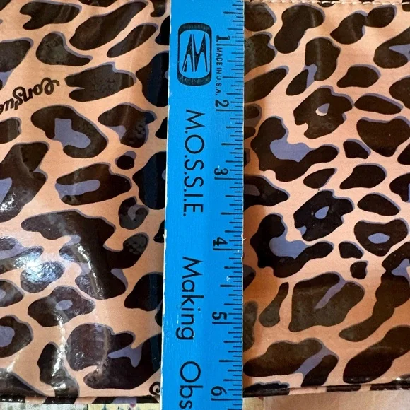 Consuela Leopard Crossbody Bag with Pink and Tan Strap - Picture 14 of 16